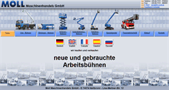 Desktop Screenshot of lift-moll.de
